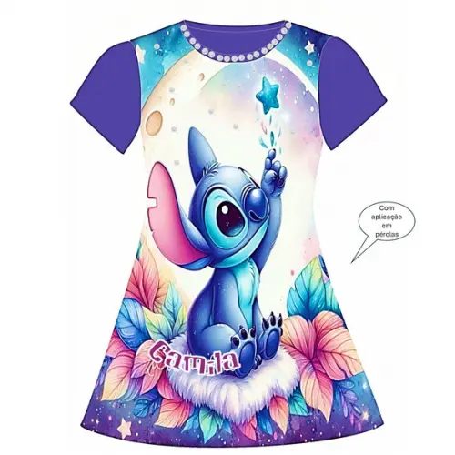 Vestido Stitch Valor do 2 ao 12