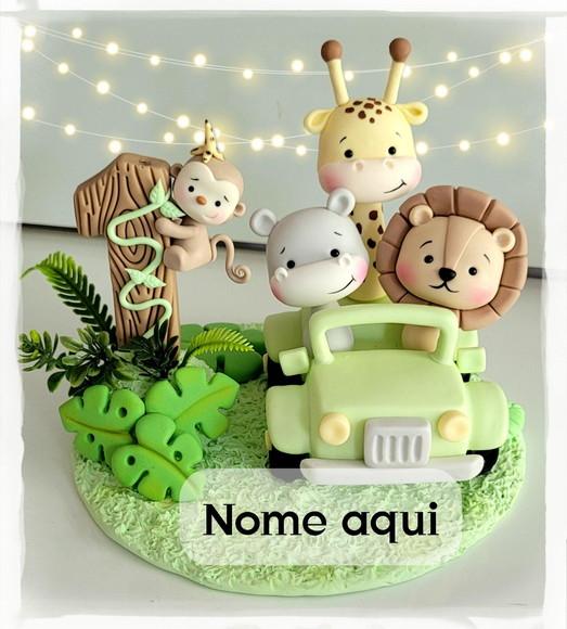Topo Cenário Safari Menino