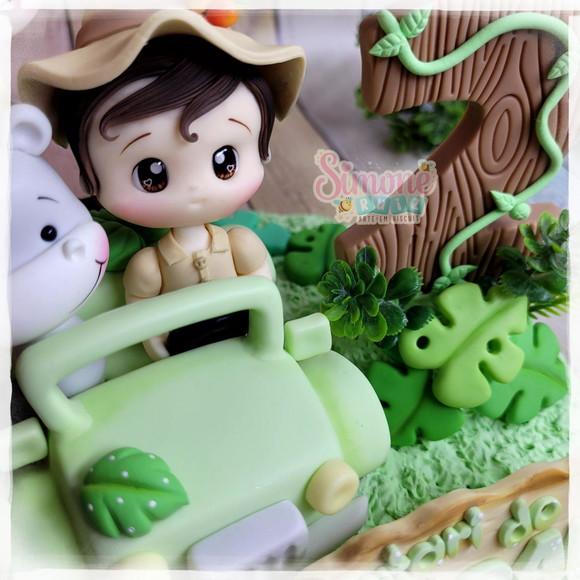 Topo Cenário Safari Menino