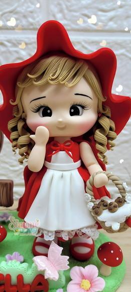 Topo de Bolo Chapeuzinho Vermelho Personalizada
