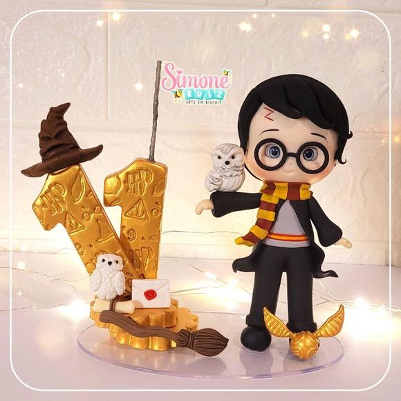 Topo de Bolo Harry Potter