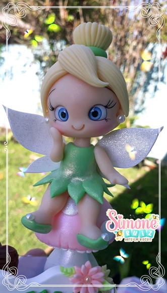 Topo de bolo Tinker Bell