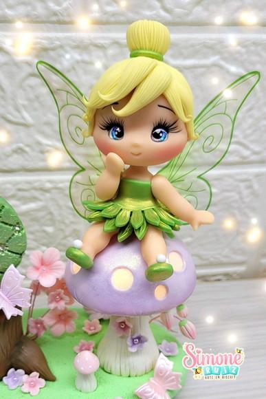 Topo de Bolo Tinker Bell