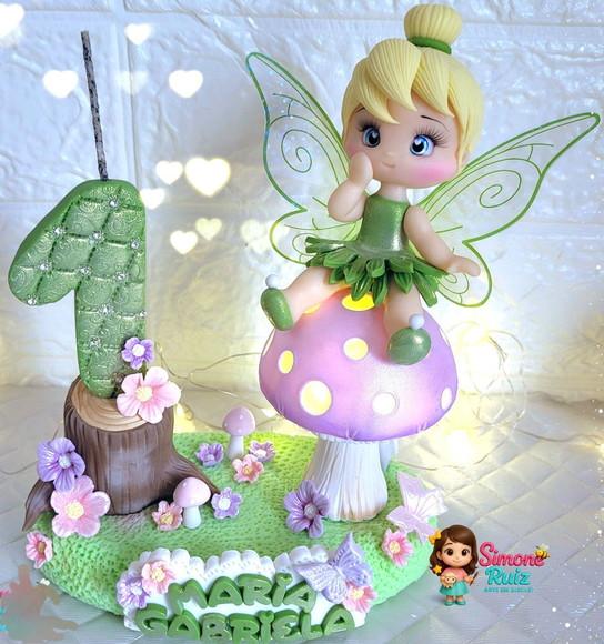 Topo de Bolo Tinker Bell