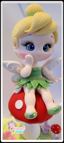 Topo de Bolo Tinker Bell