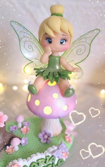 Topo de Bolo Tinker Bell