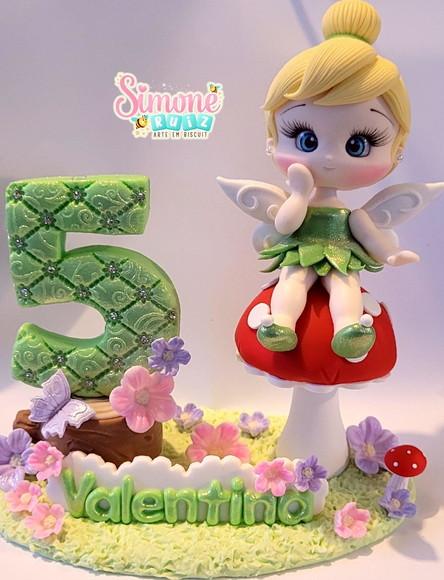 Topo de Bolo Tinker Bell
