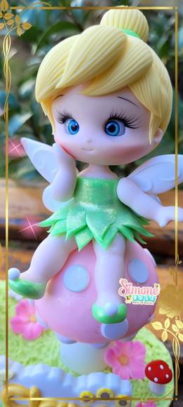 Topo de Bolo Tinker Bell