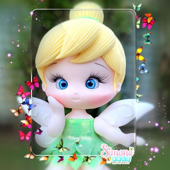 Topo de Bolo Tinker Bell