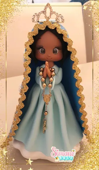 Santinha em Biscuit