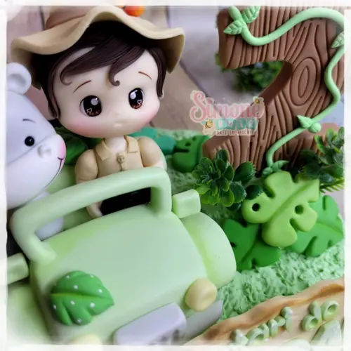Topo Cenário Safari Menino