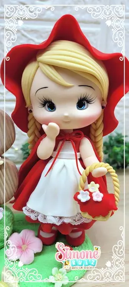 Topo de Bolo Chapeuzinho Vermelho Personalizada