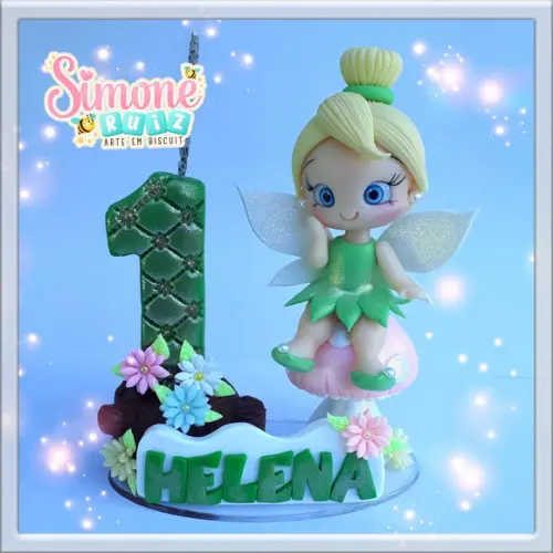 Topo de bolo Tinker Bell