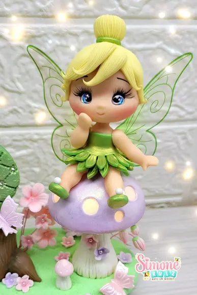Topo de Bolo Tinker Bell
