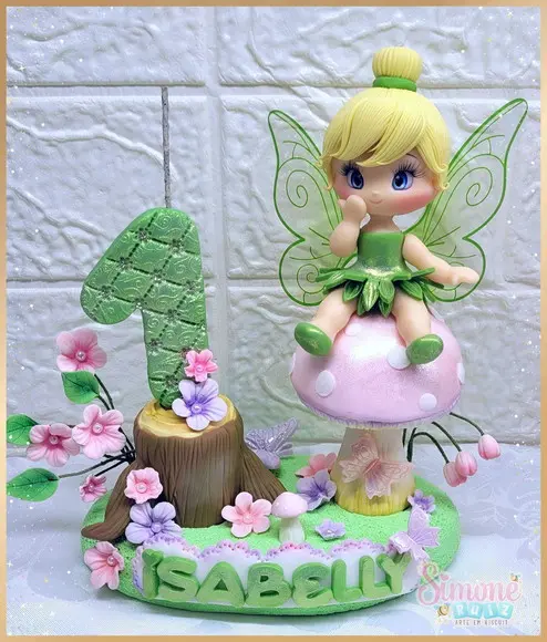 Topo de Bolo Tinker Bell