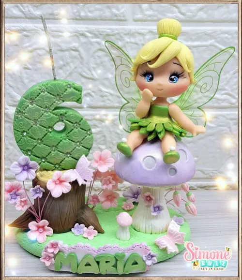 Topo de Bolo Tinker Bell