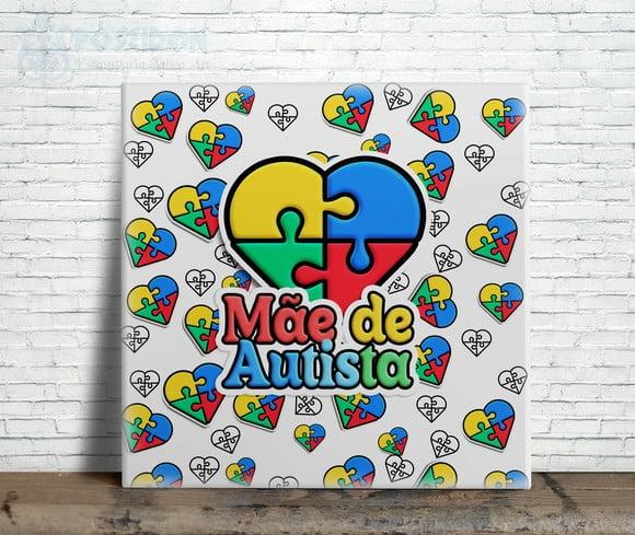 Azulejo Personalizado - Mãe de Autista