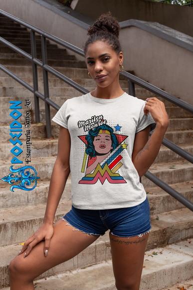 Camiseta Branca - Marilyn Maravilha