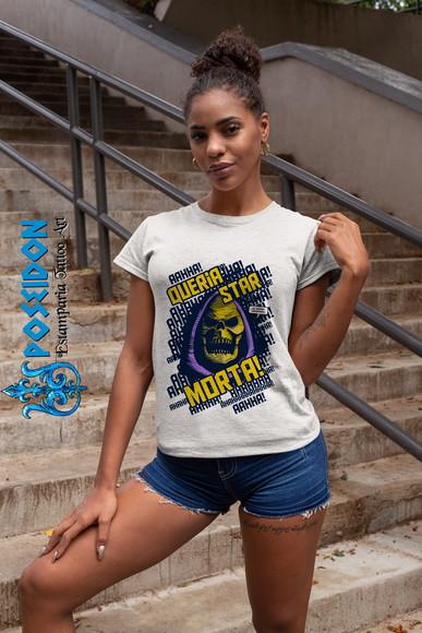 Camiseta Branca - Queria estar Morta!
