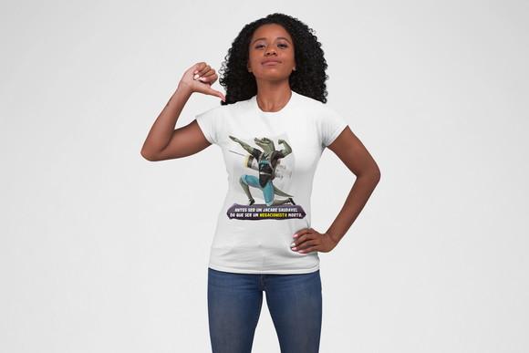 Camiseta Branca - Vacina já!