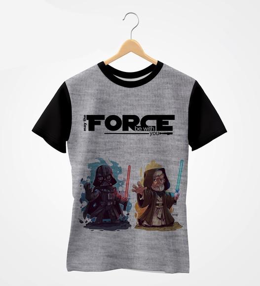 Camiseta Raglan - Coleção StarWars - Darth