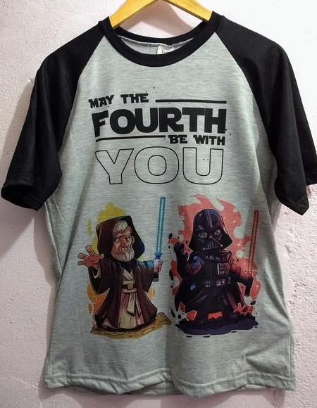 Camiseta Raglan - Coleção StarWars - Darth