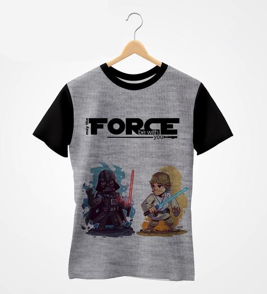 Camiseta Raglan - Coleção StarWars - Luke