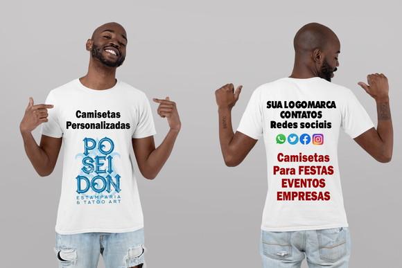 Camisetas Brancas Personalizadas