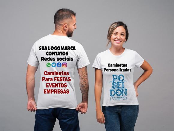 Camisetas Brancas Personalizadas