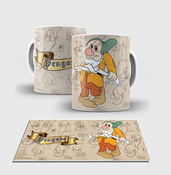 Caneca Branca - Coleção 7 Anões - ATCHIM