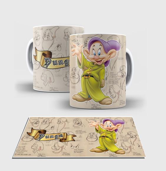 Caneca Branca - Coleção 7 Anões - DUNGA