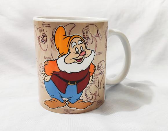 Caneca Branca - Coleção 7 Anões - FELIZ