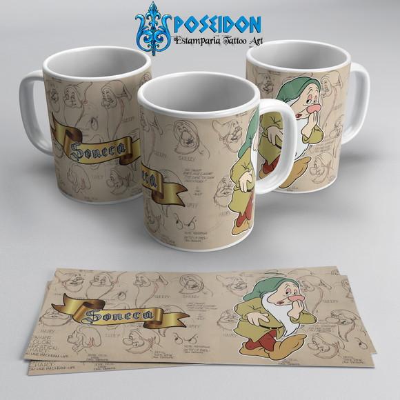 Caneca Branca - Coleção 7 Anões - SONECA