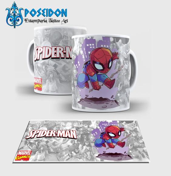 Caneca Branca - Coleção MARVEL - Homem Aranha Peter