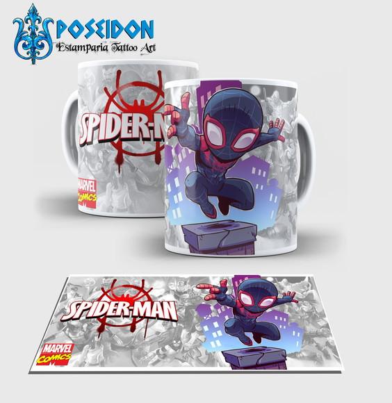 Caneca Branca - Coleção MARVEL - Homem Aranha