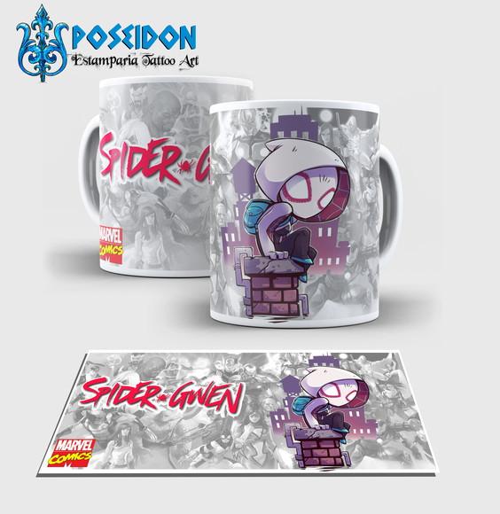 Caneca Branca - Coleção MARVEL - Spider-Gwen
