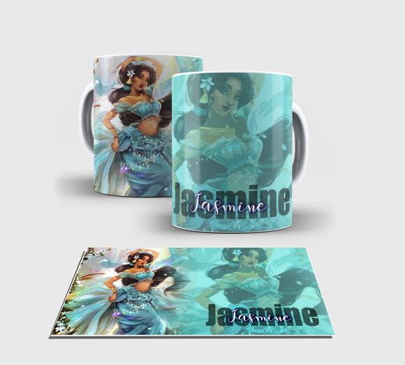 Caneca Branca - Coleção Princesa - Jasmine