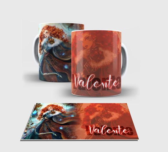 Caneca Branca - Coleção Princesa Valente