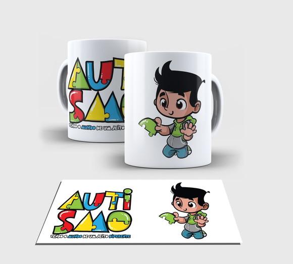 Caneca Branca - Coleção Tea Art3