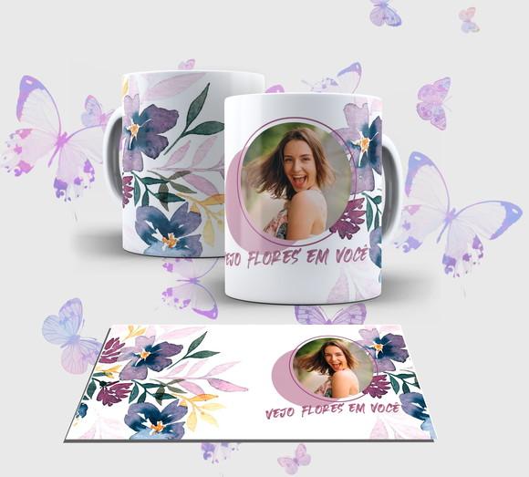 Caneca Branca - Dia das Mulheres