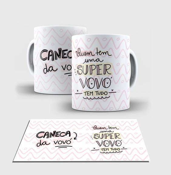 Caneca Branca - Dia dos Avós - Modelo3
