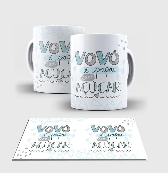 Caneca Branca - Dia dos Avós - Modelo2