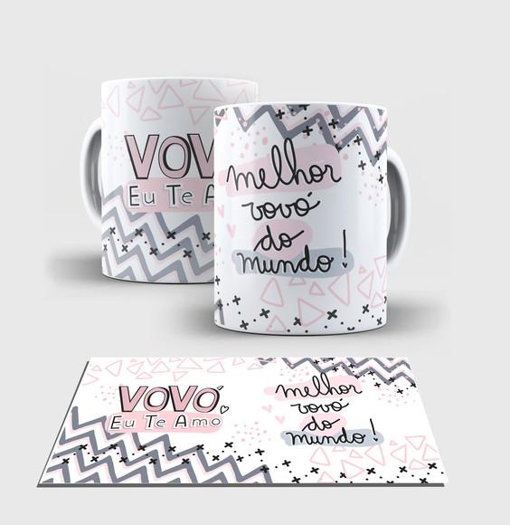 Caneca Branca - Dia dos Avós - Modelo4