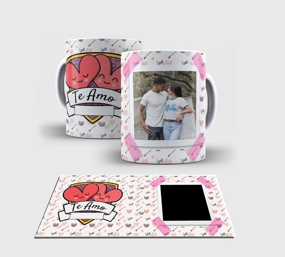 Caneca Branca - Dia dos Namorados arte 02
