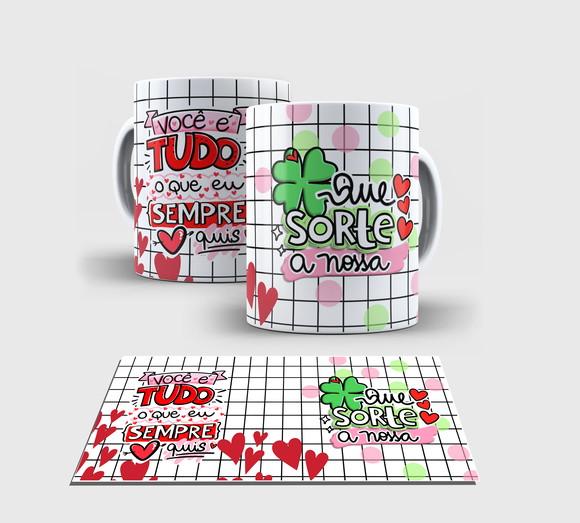 Caneca Branca - Dia dos Namorados Love2