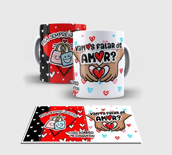 Caneca Branca - Dia dos Namorados Love8