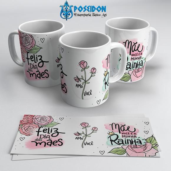 Caneca Branca -Dia das Mães - 7987