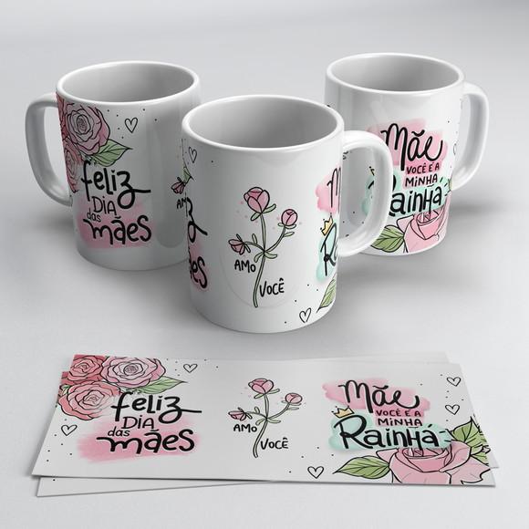 Caneca Branca -Dia das Mães - 7987