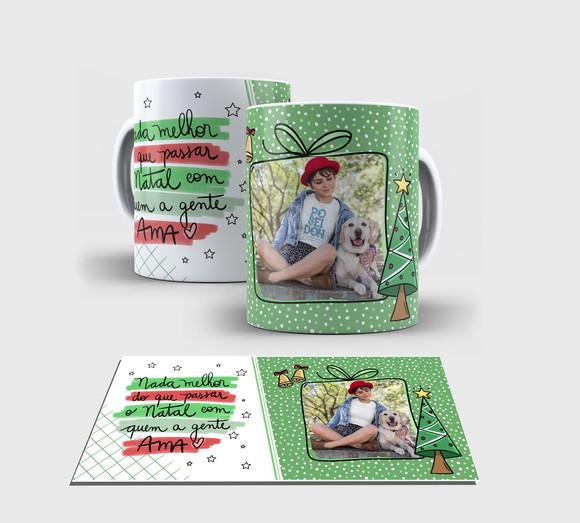 Caneca Branca -feliz Natal-10
