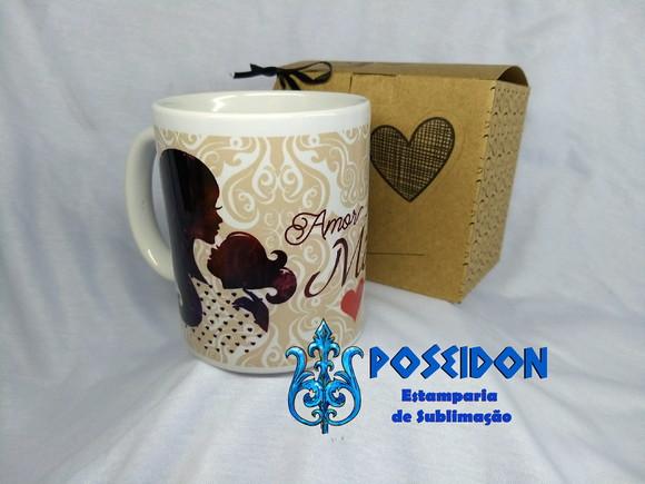 Caneca branca Dia das Mães
